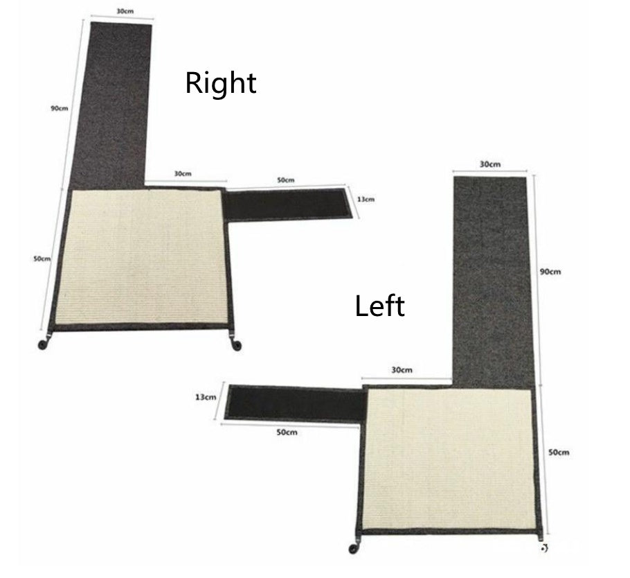 Sisal Cat Scratch Pad - Furniture Protector for Sofas and Chairs