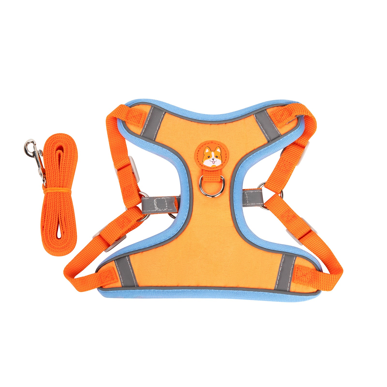 Dog Haulage Rope Package Adjustable Anti Breaking Loose Vest Pet Harness