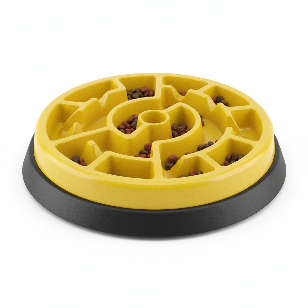 Interactive Dog Chew Toy with Slow Feeder and Nail Grinding Surface